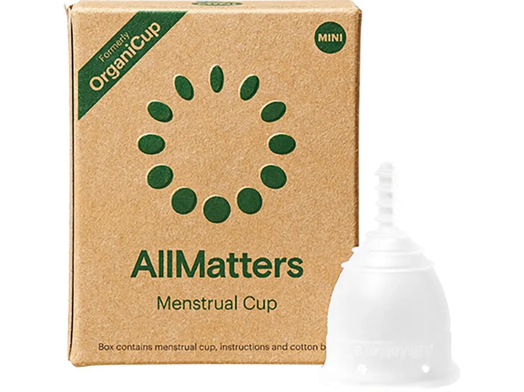 Copo Allmatters menstrual tamanho mini 17 ml