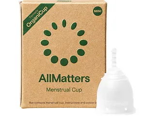 Copo Allmatters menstrual tamanho mini 17 ml