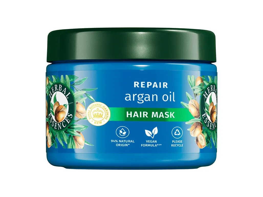 Máscara de cabelo herbal reparação óleo de argão 300 ml