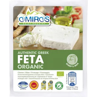 Queijo Feta DOP Biológico, 150g Omiros