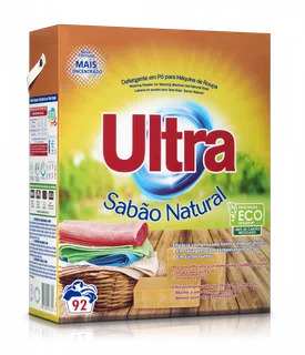 Detergente Máquina Roupa em Pó Sabão Natural Ultra