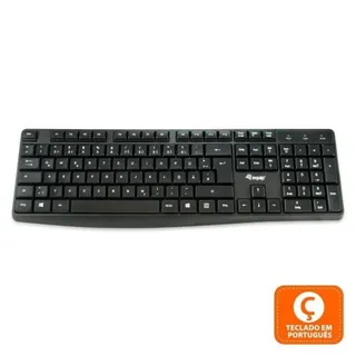 Teclado Equip Preto USB (PT)
