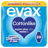 Pensos Higiénicos Cottonlike Super Plus com Abas