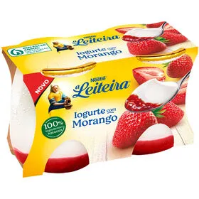 Iogurte com Morango A Leiteira