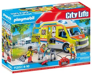 Playmobil City Life 71202 - Ambulância com Luz e Som