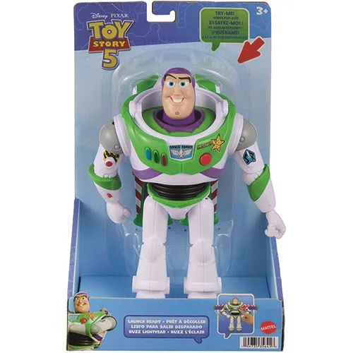 Figura Articulada Disney Pixar Toy 5: Buzz Pronto a Descolar 30cm- Mattel