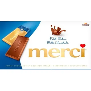 Chocolate de Leite embalagem 100 g - Merci