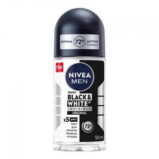 Desodorizante Roll On Men Black & White Nivea Men