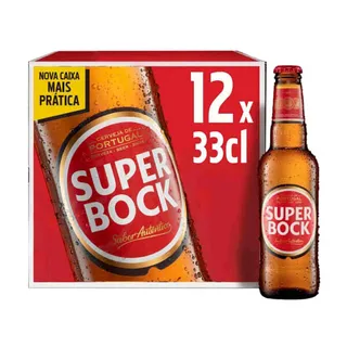 Cerveja com Álcool Pack 12 Super Bock
