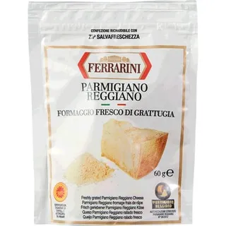Queijo Ralado Parmigiano Reggiano embalagem 60 g - Ferrarini
