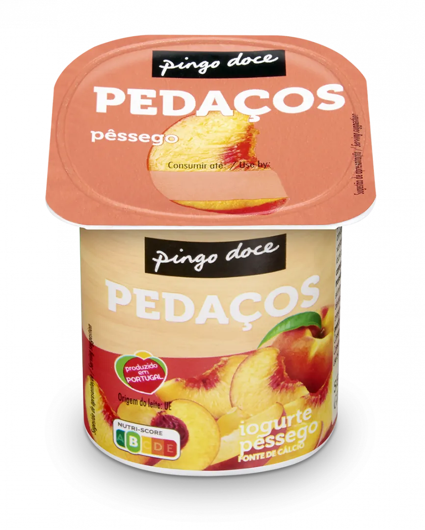 Iogurte Pedaços de Pêssego