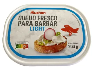 Queijo fresco Auchan para barrar light 200 g