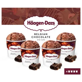 Gelado Belgian Chocolate Collection Minicups Häagen-Dazs