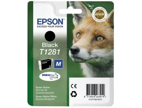 Tinteiro EPSON T1281 Preto (C13T)