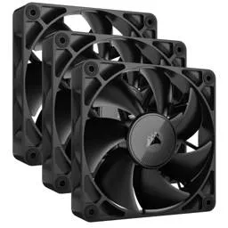 Ventoinha 120mm Corsair 2100RPM iCUE Link RX120 4 Pinos PWM Preta (Triple Pack)