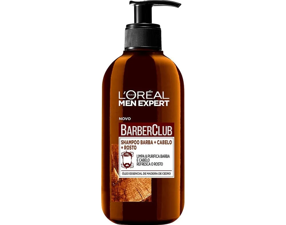 Champô l'oreal MEN Expert limpeza barber club 200 ml