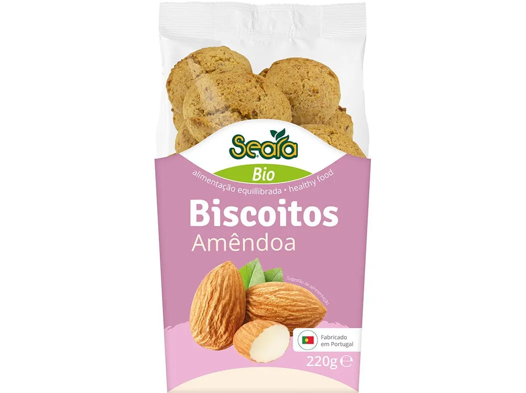 Biscoitos Seara de amêndoa bio 220 g