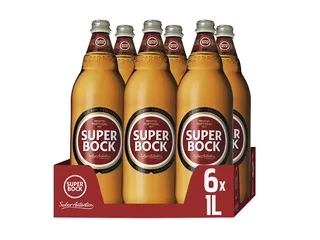 Cerveja Super BOCK 6 x 1 L