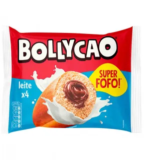 Bolo com Recheio de Chocolate de Leite Bollycao