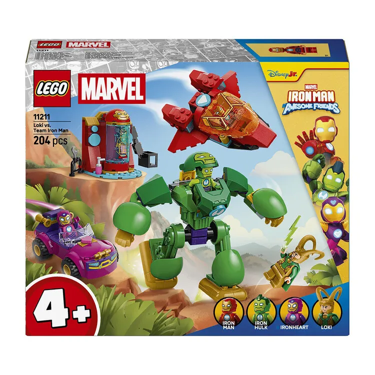 LEGO LOKI VS EQUIPA IRONMAN 11211