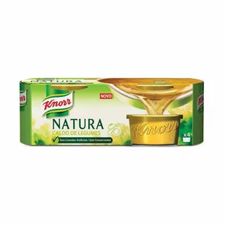 Caldo de Legumes Natura 4 Cubos Knorr