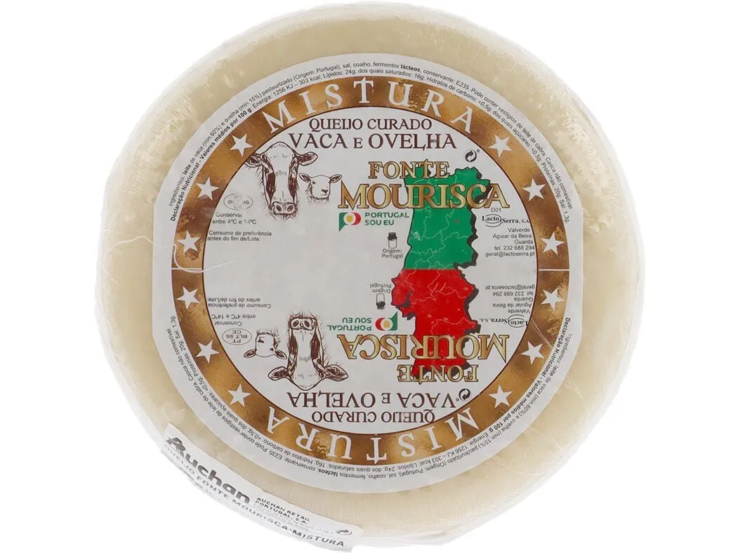 Queijo Fonte Mourisca mistura vaca ovelha kg