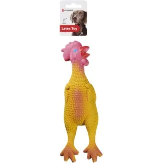 Brinquedo para Cão Galinha em Látex 1 unidade - Flamingo