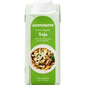 Creme Vegetal de Soja para Culinária Continente