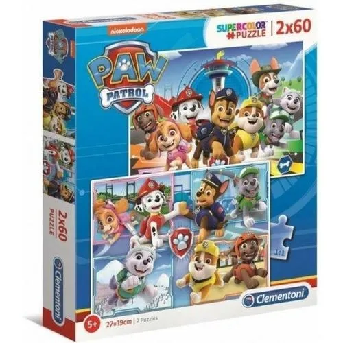 Puzzle 2x60 Peças - Paw Patrol