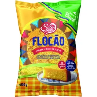 Flocão de Milho embalagem 500 g - Sabor A Mundo