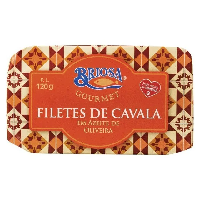 Filetes de Cavala em Azeite lata 120 g