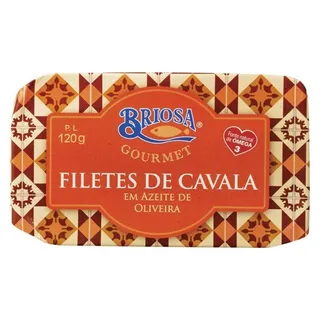 Filetes de Cavala em Azeite lata 120 g Briosa Gourmet
