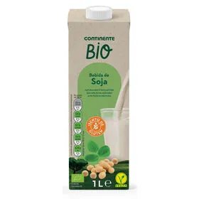 Bebida Vegetal de Soja Continente Bio