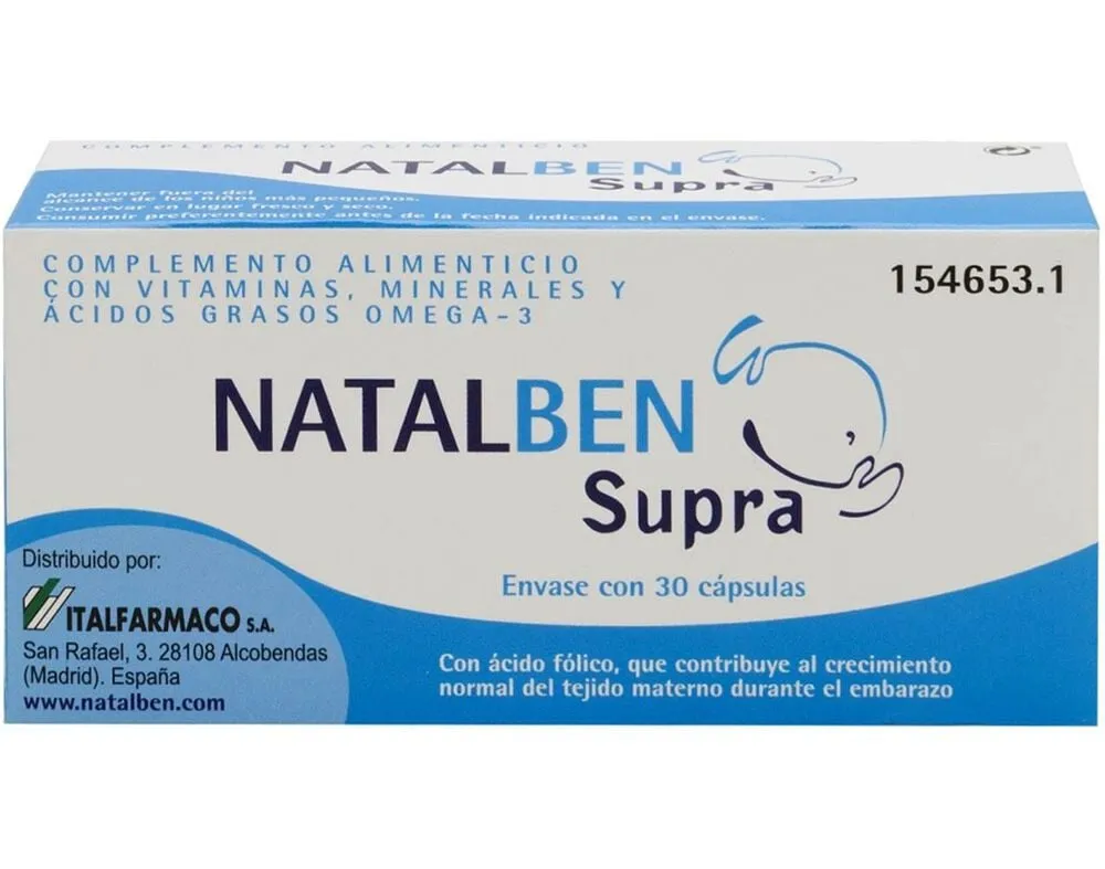 Suplemento Natalben supra 30 capsulas