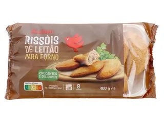 Rissóis de leitão Auchan para forno 8un 400 g