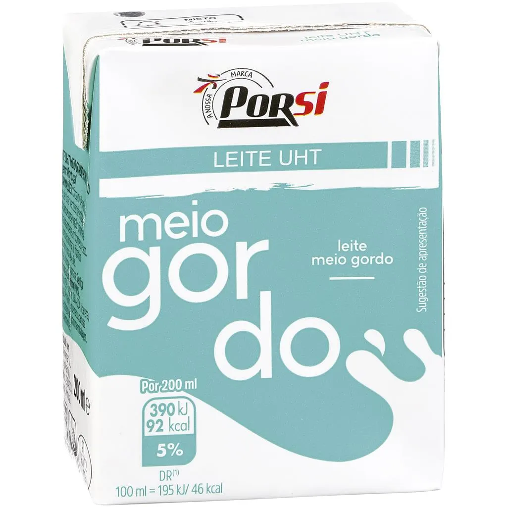 Leite Uht Meio-gordo 200ml