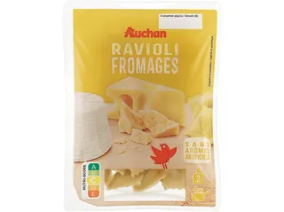 Ravioli com 3 queijos Auchan 300 g