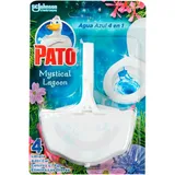 Bloco sanitário água azul