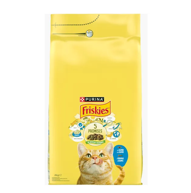 Comida Seca para Gato Adulto com Salmão