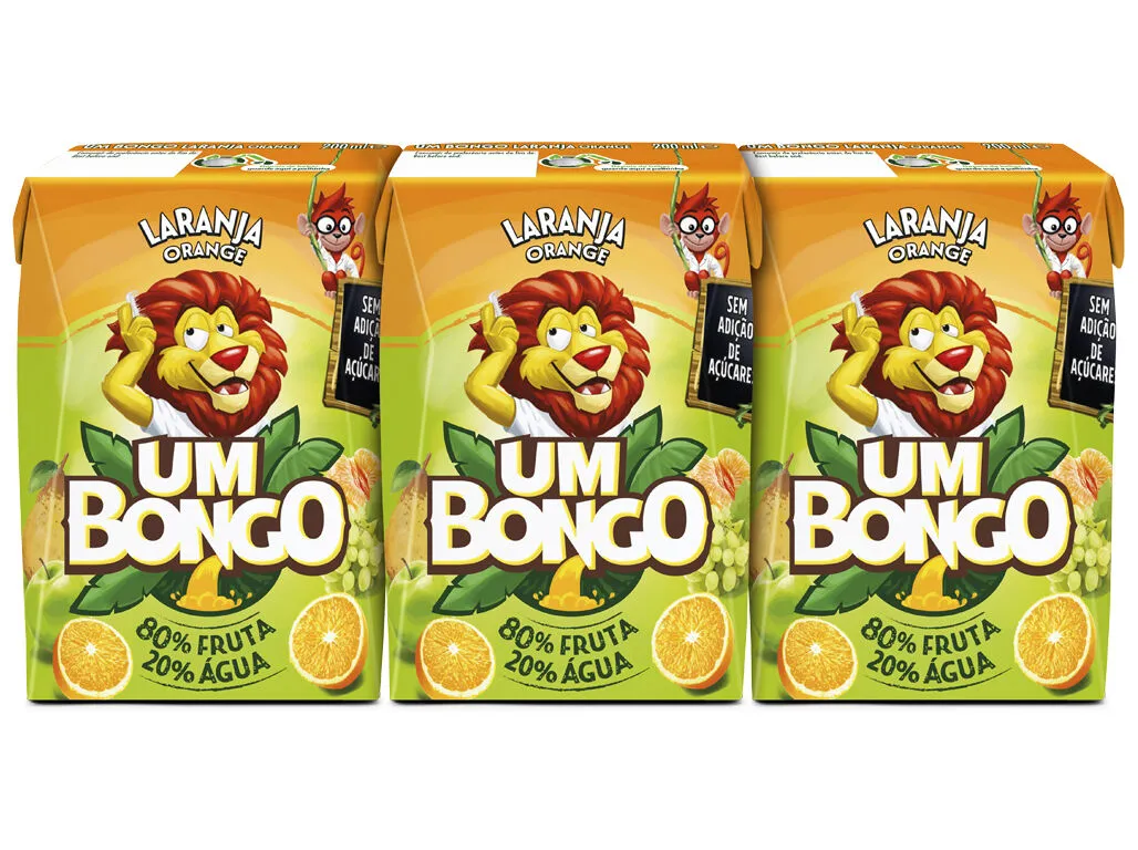 Néctar UM Bongo laranja 3 x 0,20 L