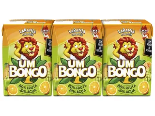 Néctar UM Bongo laranja 3 x 0,20 L