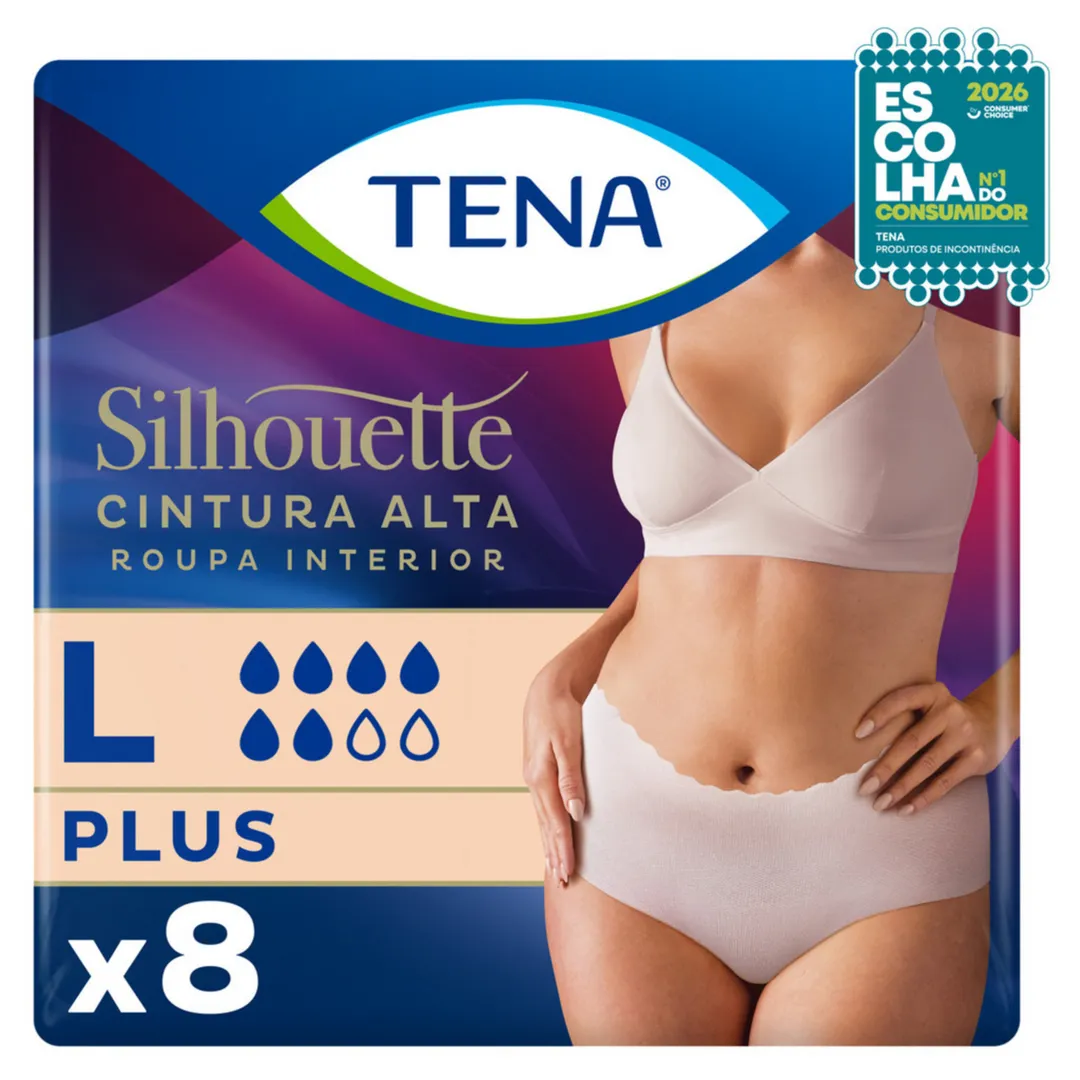 Cuecas Incontinência Mulher TENA Silhouette Creme L