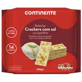 Bolachas Crackers com Sal Continente