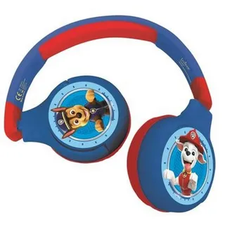 Auscultadores 2 em 1 Bluetooth Patrulha Pata Lexibook