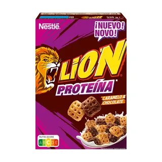 Cereais de Chocolate Proteina Lion