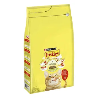 Comida Seca para Gato com Vaca e Frango Purina Friskies