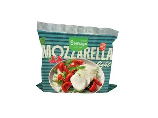 Queijo mozzarella Santiago light 125 g
