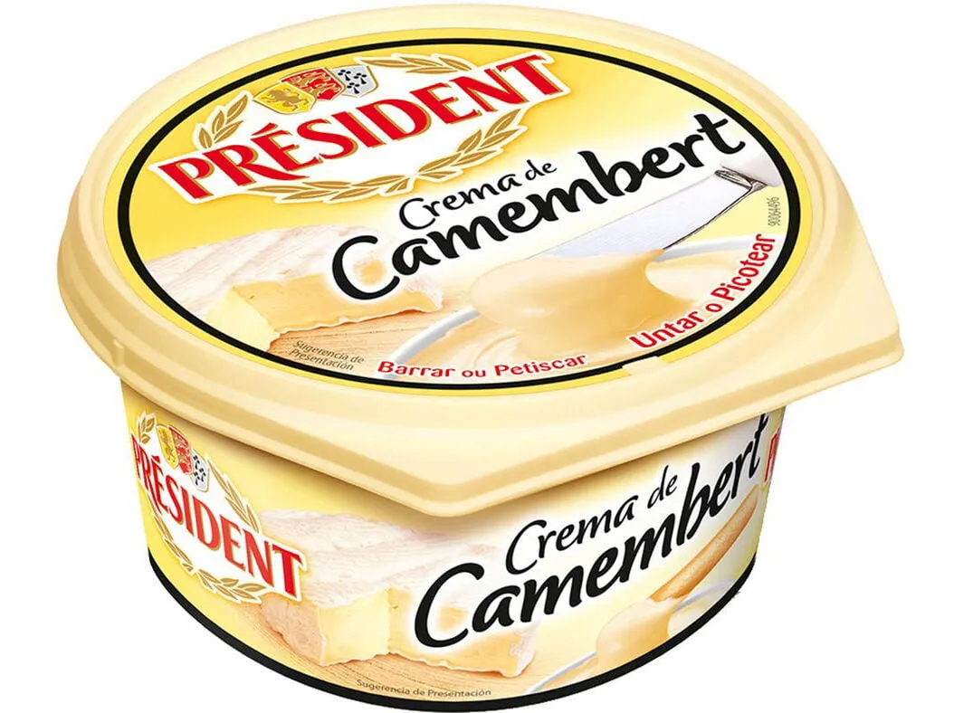 Queijo camembert President para barrar 125 g