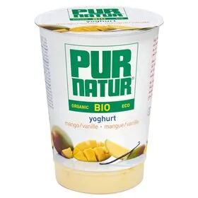 Iogurte Pedaços Manga Baunilha Pur Natur