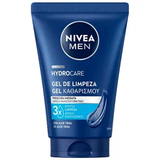 Gel de limpeza de rosto refrescante protect & care men, 100ml Nivea Men